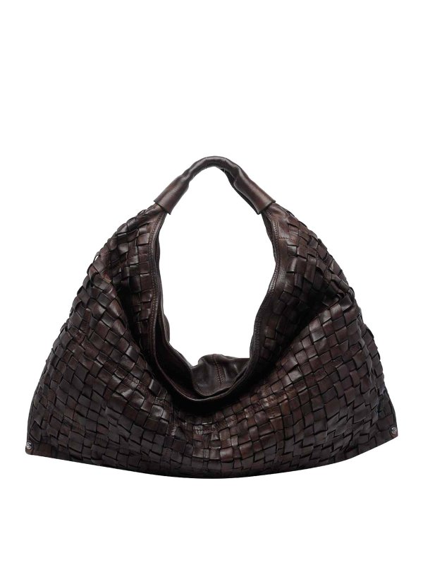 CAMPOMAGGI: トートバッグ - トートバッグ - ブラウン