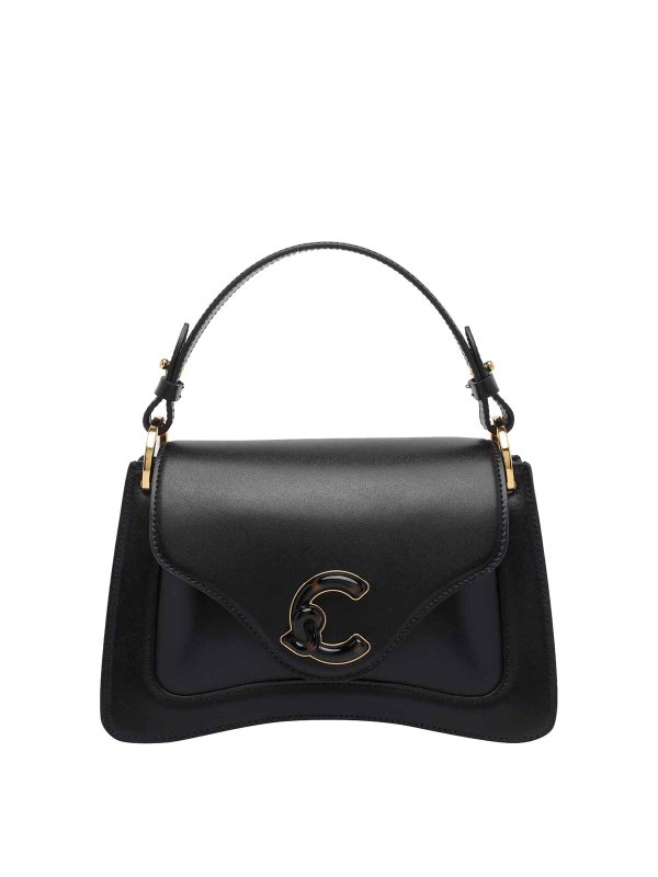 COCCINELLE: トートバッグ - トートバッグ - 黒