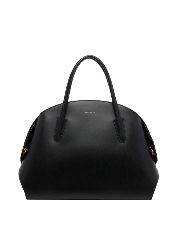 COCCINELLE: トートバッグ - トートバッグ - 黒