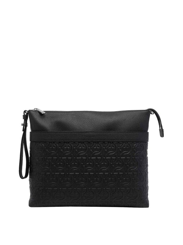 FERRAGAMO: cross body bags - Gancini Crossbody Bag