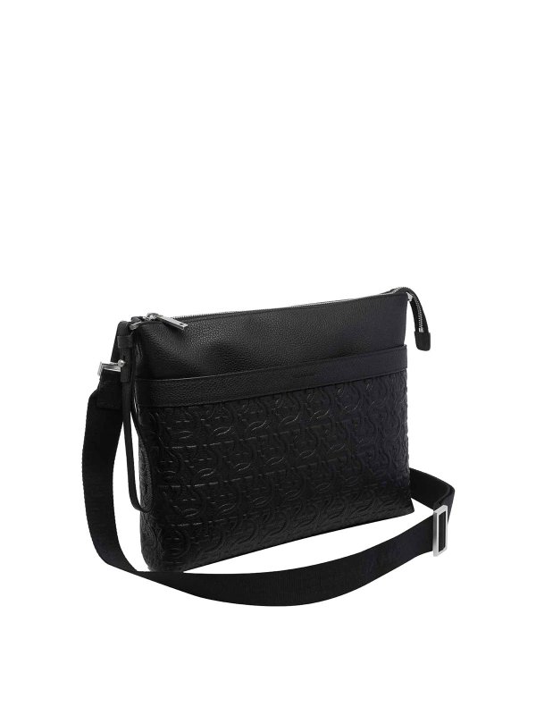 FERRAGAMO: cross body bags online - Gancini Crossbody Bag