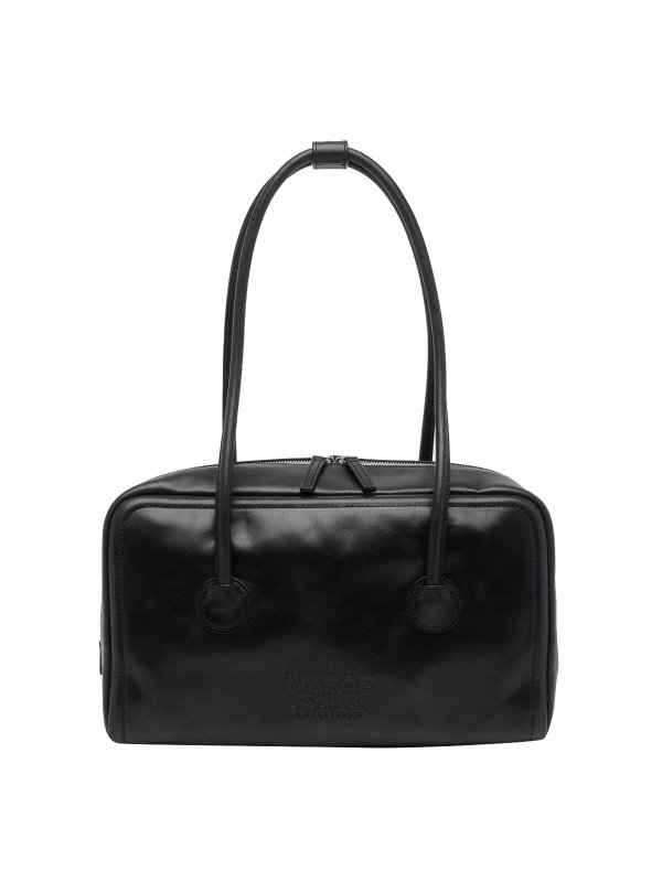 MARGE SHERWOOD: ショルダーバッグ - ショルダーバッグ - 黒