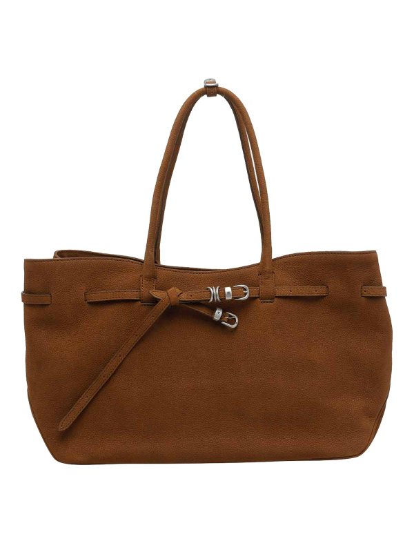 MARGE SHERWOOD: ショルダーバッグ - ショルダーバッグ - ブラウン