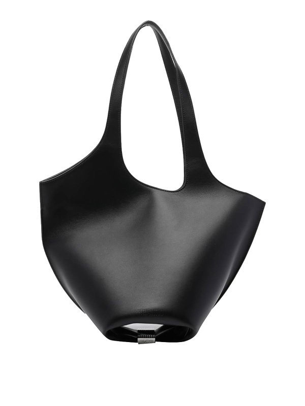 The Attico: ショルダーバッグ - ショルダーバッグ - 黒