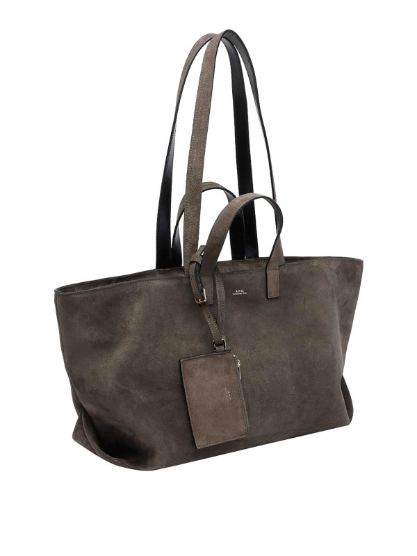 A.P.C.: Clutch online - Pochette - Gris