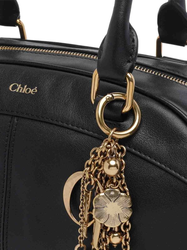 Borsa da bowling nera shop online: CHLOE