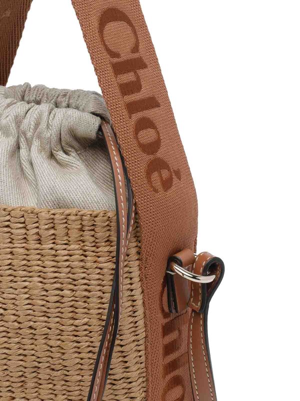 Borsa a secchiello marrone shop online: CHLOE