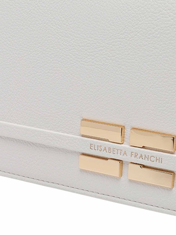 クロスボディバッグ - 白 shop online: ELISABETTA FRANCHI