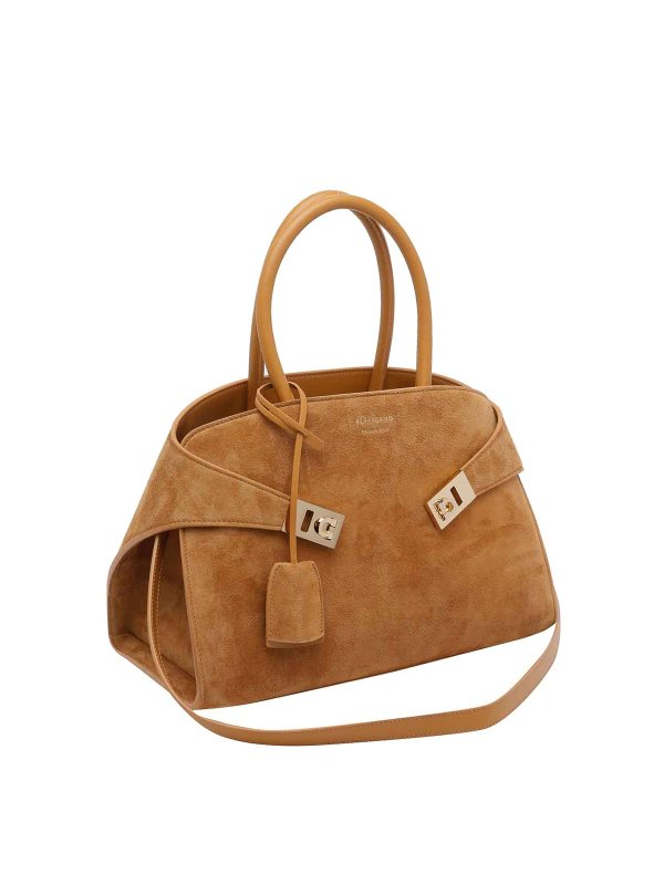 FERRAGAMO: Handtaschen online - Shopper - Beige