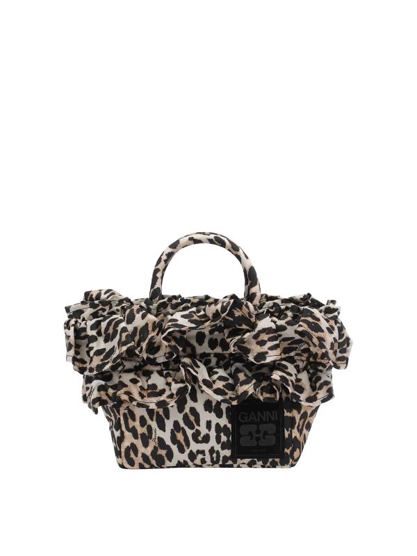 GANNI: トートバッグ - トートバッグ - マルチカラー