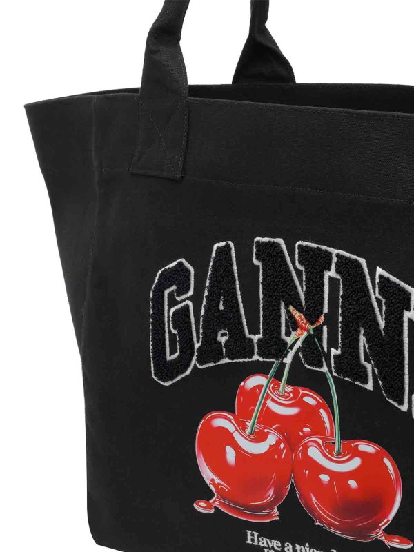 トートバッグ - 黒 Replica 
online: GANNI