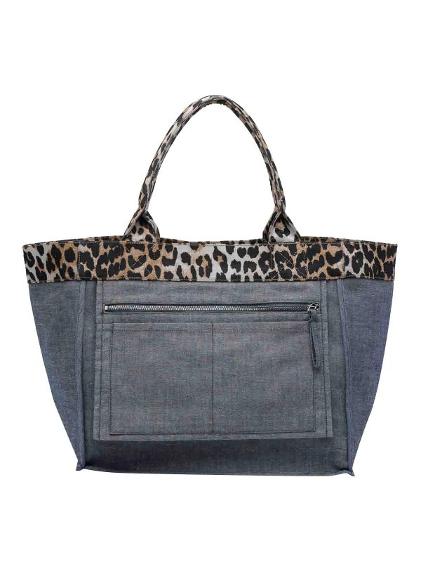 The Best Shops GANNI: トートバッグ - トートバッグ - ブルー