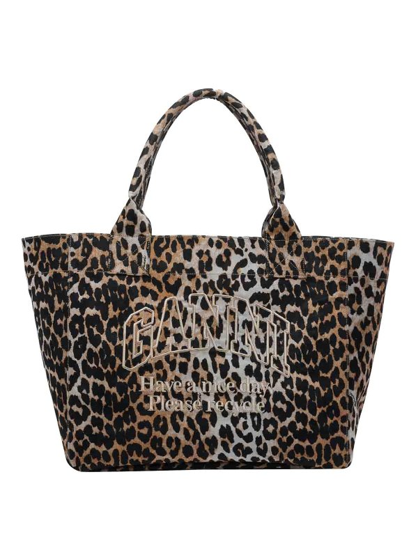 トートバッグ - ブルー Replica 
online: GANNI