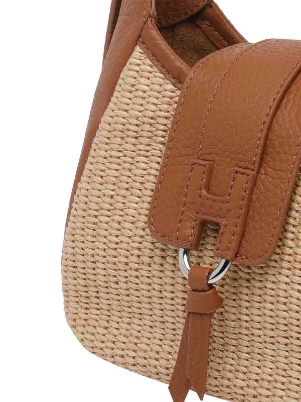 ショルダーバッグ - ブラウン shop online: HOGAN