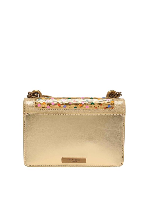 The Best Shops KURT GEIGER: クロスボディバッグ - クロスボディバッグ - 金