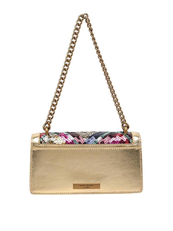 The Best Shops KURT GEIGER: クロスボディバッグ - クロスボディバッグ - 金
