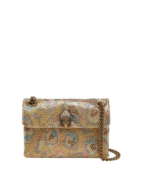 KURT GEIGER: クロスボディバッグ - クロスボディバッグ - 金