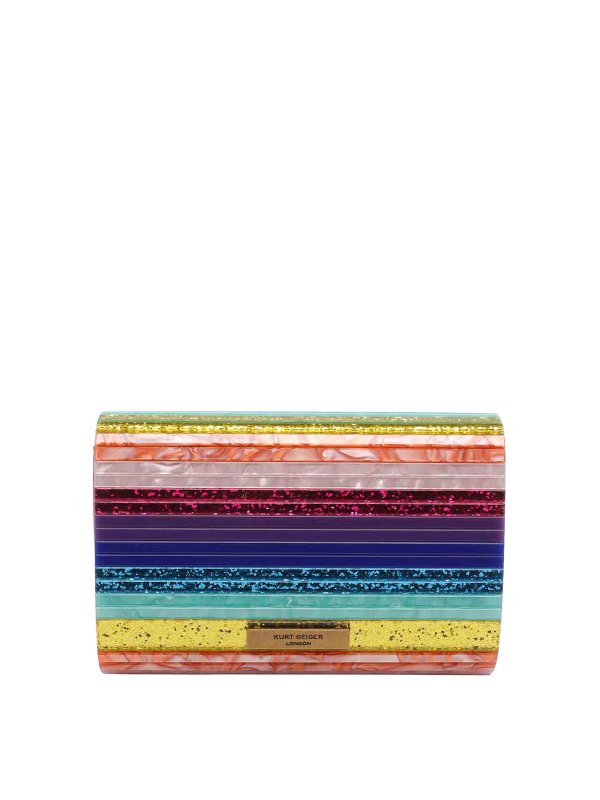 The Best Shops KURT GEIGER: cross body bags - Multicolor Party Eagle Crossbody Bag