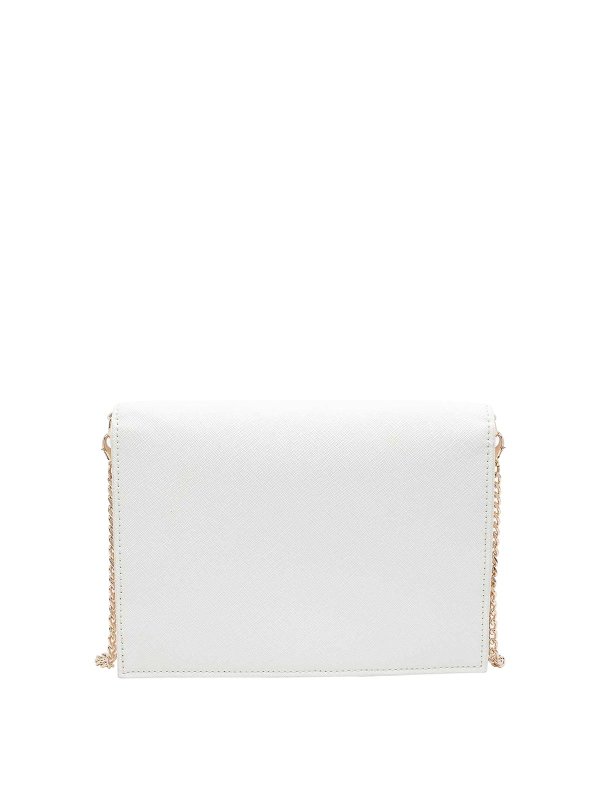 The Best Shops Liu Jo: borse a tracolla - Borsa a tracolla con logo bianco