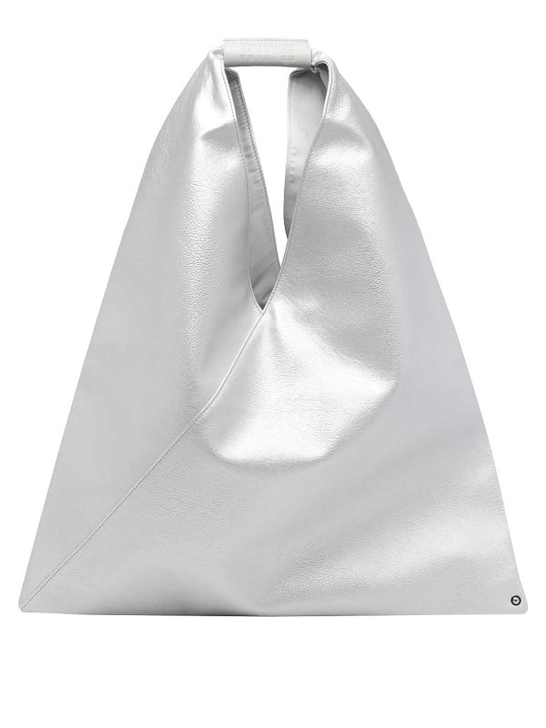 MM6 MAISON MARGIELA: ショルダーバッグ - ショルダーバッグ - 銀