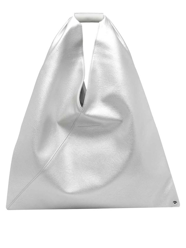 The Best Shops MM6 MAISON MARGIELA: ショルダーバッグ - ショルダーバッグ - 銀