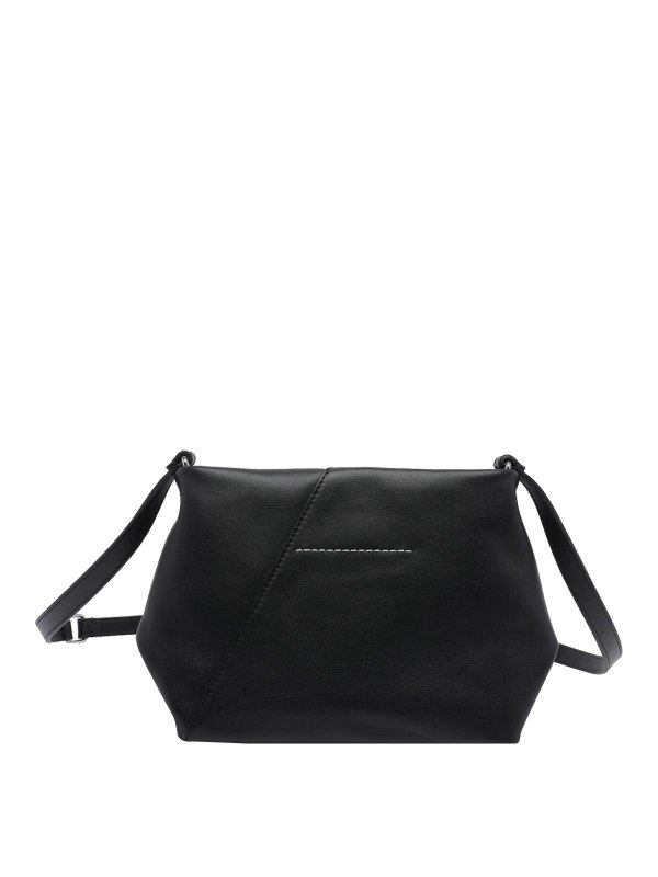 The Best Shops MM6 MAISON MARGIELA: ショルダーバッグ - ショルダーバッグ - 黒