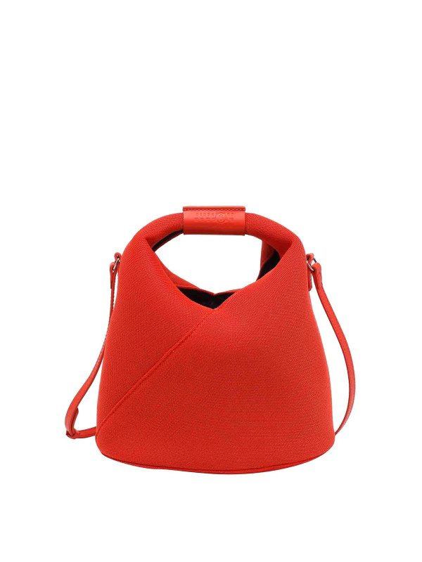 MM6 MAISON MARGIELA: クロスボディバッグ - クロスボディバッグ - オレンジ