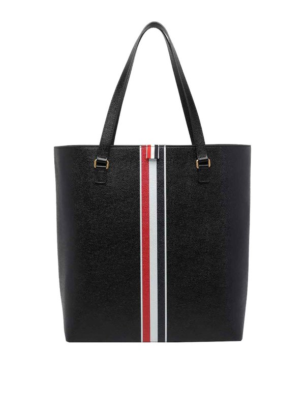 THOM BROWNE: Handtaschen - Shopper - Schwarz