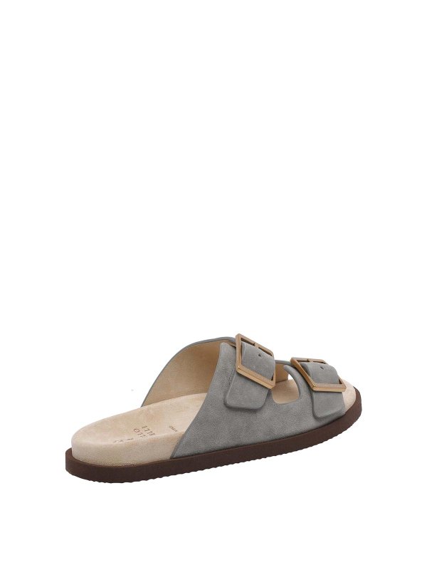 The Best Shops BRUNELLO CUCINELLI: sandals - Suede Slides