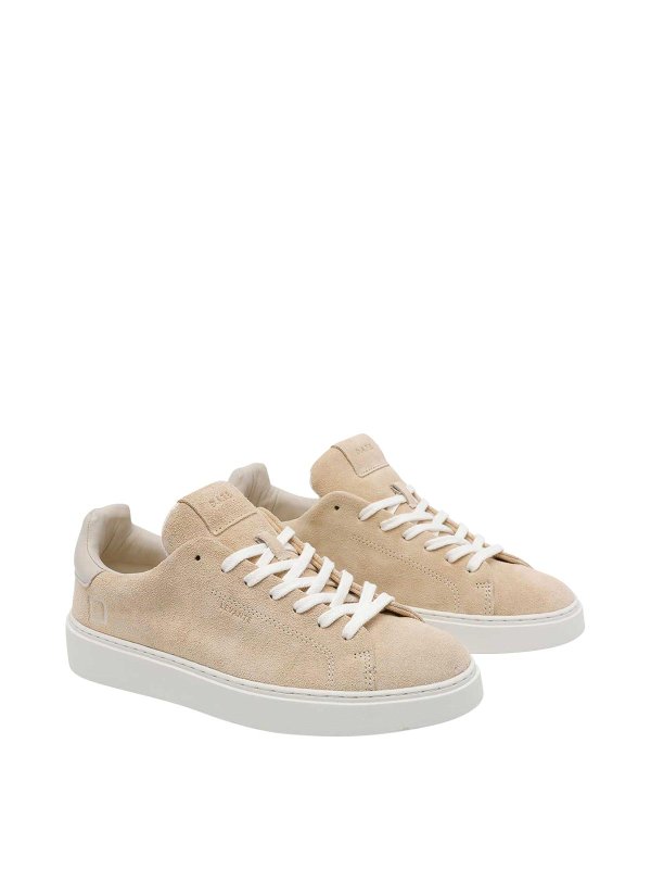 D.A.T.E.: trainers online - Beige Levante Suede Sneakers