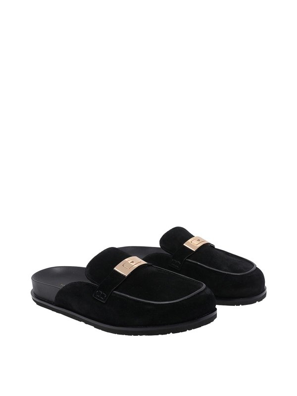 TORY BURCH: Zapatos chinelas online - Chinelas - Negro