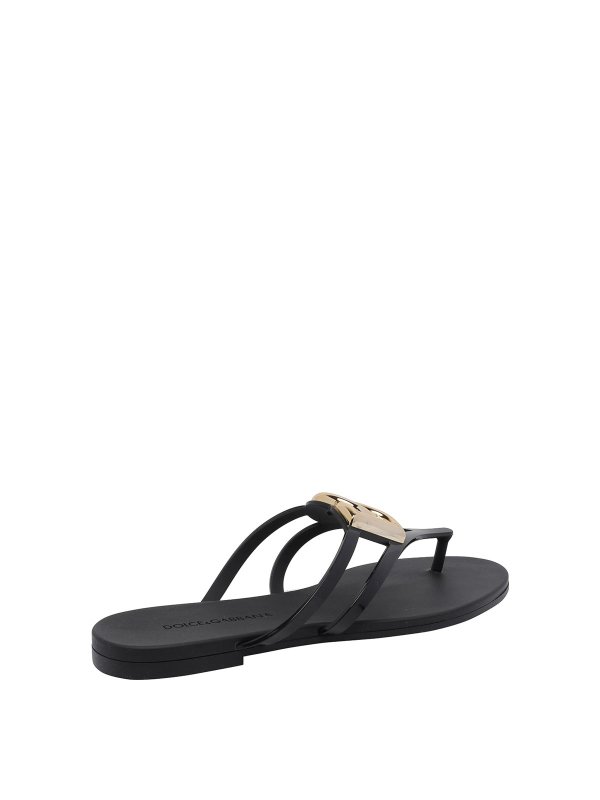 The Best Shops DOLCE & GABBANA: Sandalen - Sandalen - Schwarz