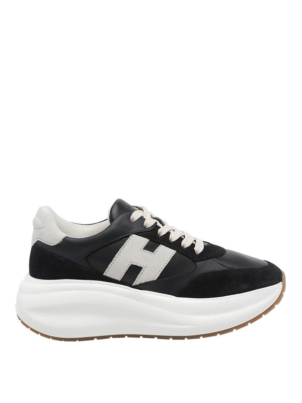 HOGAN: Chaussures de sport - Baskets - Noir