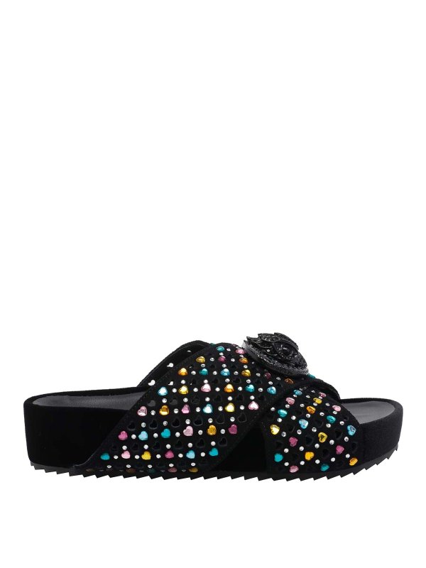 KURT GEIGER: サンダル - サンダル - 黒