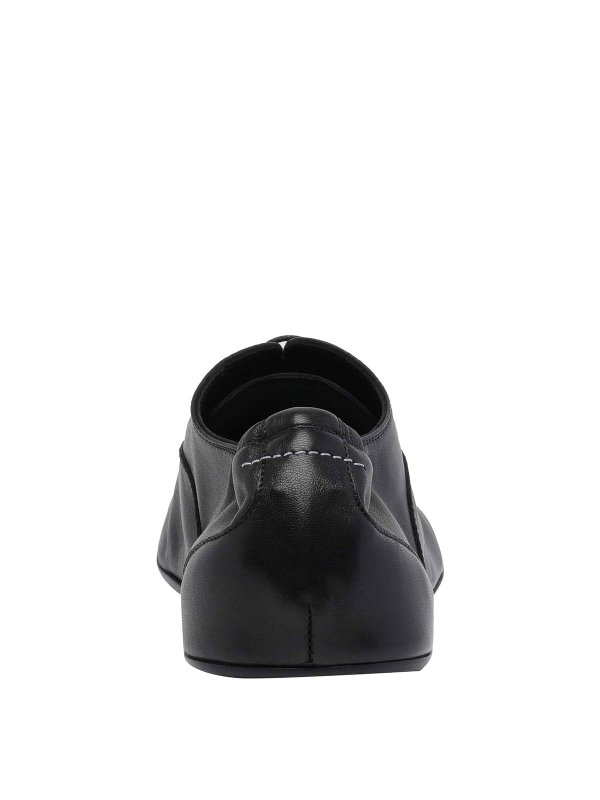 編み上げ靴 - 黒 shop online: MM6 MAISON MARGIELA