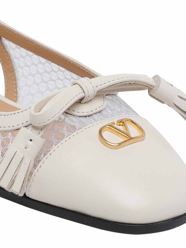 フラットシューズ - 白 Replica 
online: VALENTINO GARAVANI