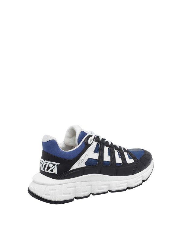 The Best Shops VERSACE: trainers - Blue Trigreca Sneakers