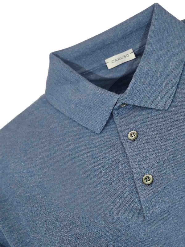 The Best Shops CARUSO: ポロシャツ - ポロシャツ - ダークウォッシュ