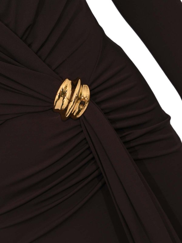 The Best Shops ELISABETTA FRANCHI: イブニングドレス - イブニングドレス - ブラウン