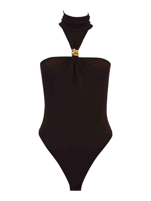 ELISABETTA FRANCHI: トップス＆タンクトップ - トップ/タンクトップ - ブラウン