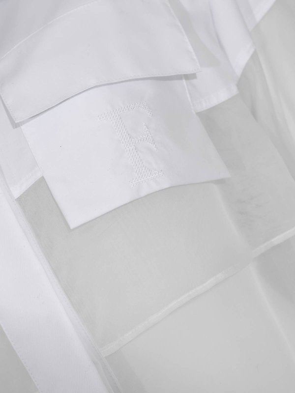 The Best Shops ELISABETTA FRANCHI: シャツ - シャツ - 白