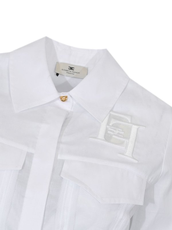 The Best Shops ELISABETTA FRANCHI: シャツ - シャツ - 白