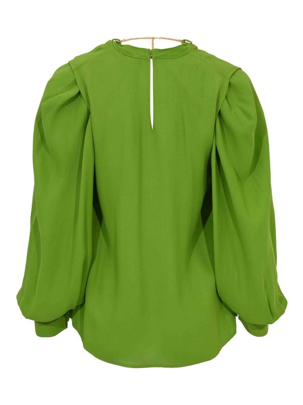 ELISABETTA FRANCHI: ブラウス online - ブラウス - 緑