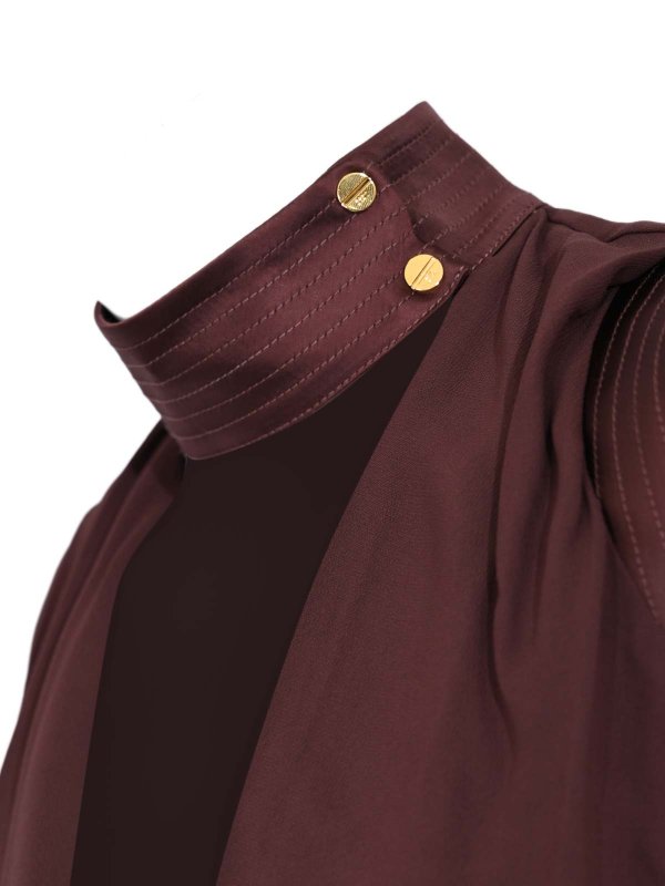 The Best Shops ELISABETTA FRANCHI: トップス＆タンクトップ - トップ/タンクトップ - ブラウン