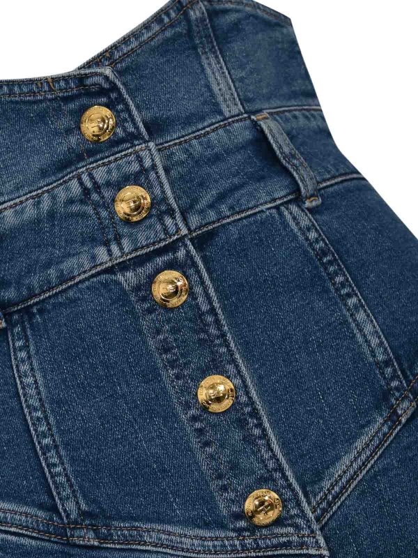 The Best Shops ELISABETTA FRANCHI: ニーレングススカート＆ミディ丈 - 膝丈/ミディスカート - ブルー