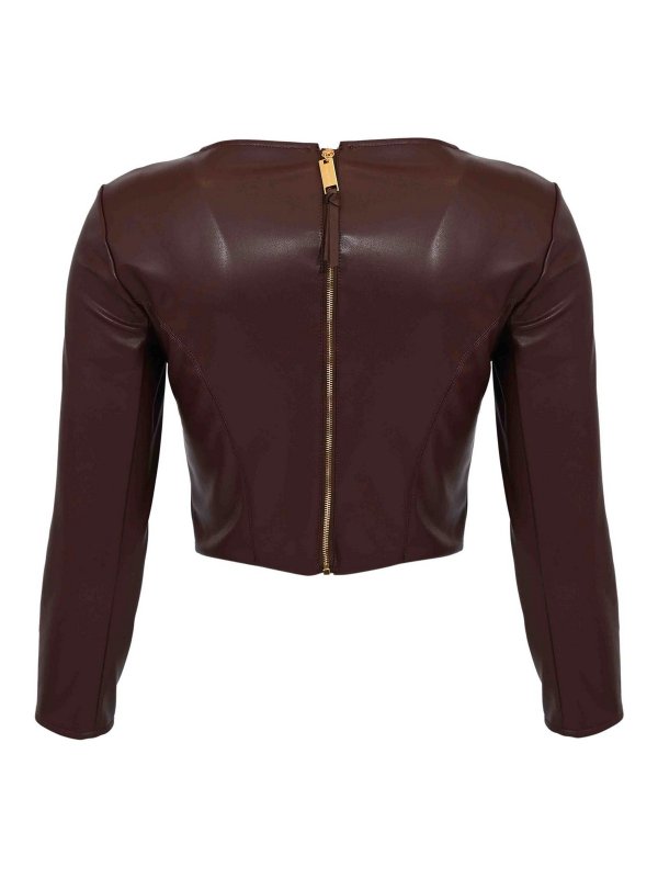 ELISABETTA FRANCHI: トップス＆タンクトップ online - トップ/タンクトップ - ブラウン