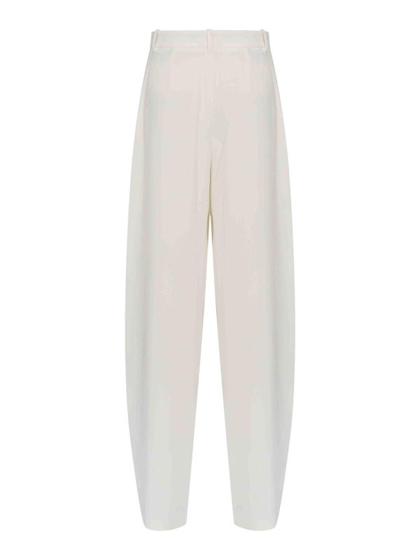 ELISABETTA FRANCHI: カジュアルトラウザー online - カジュアルパンツ - 白