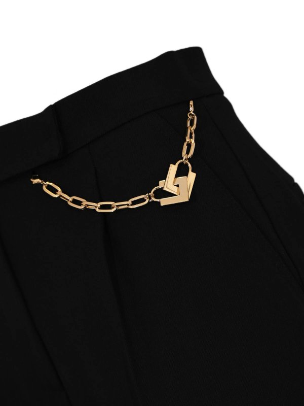 The Best Shops ELISABETTA FRANCHI: トラウザーショーツ - ショートパンツ - 黒