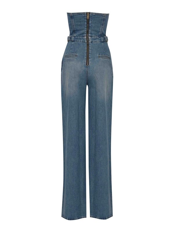 ELISABETTA FRANCHI: ジャンプスーツ online - ジャンプスーツ - ブルー