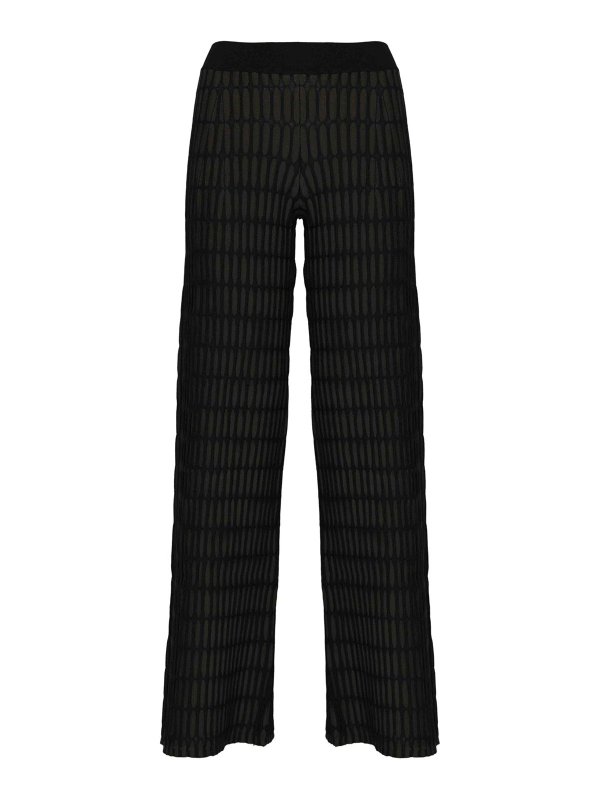 LIVIANA CONTI: カジュアルトラウザー - カジュアルパンツ - マルチカラー